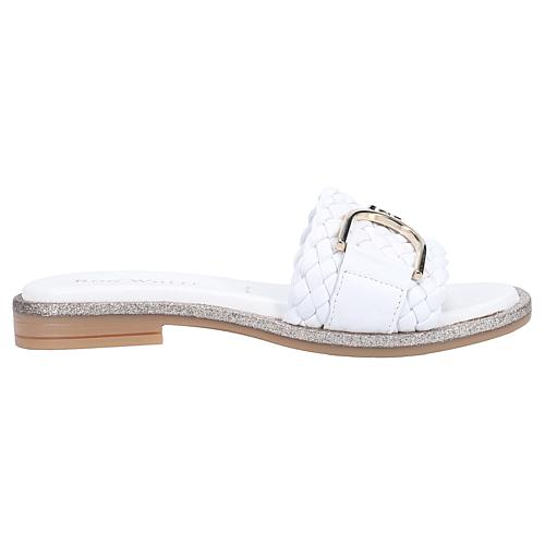 Vivian Ultralight Leather Slide Sandal - Tan