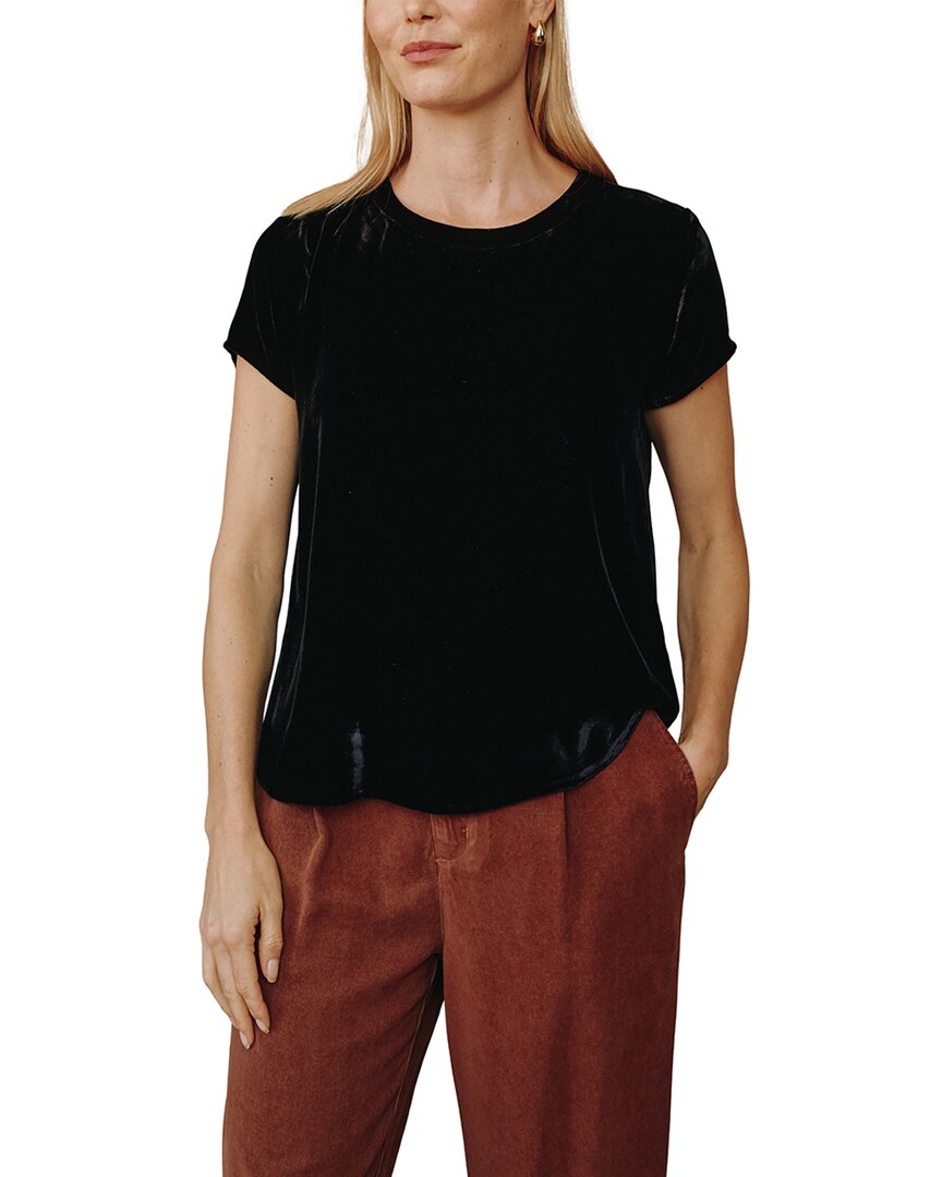 Silk-Blend Crew T-Shirt