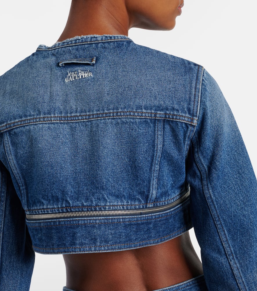 Jean Paul Gaultier Cropped denim jacket