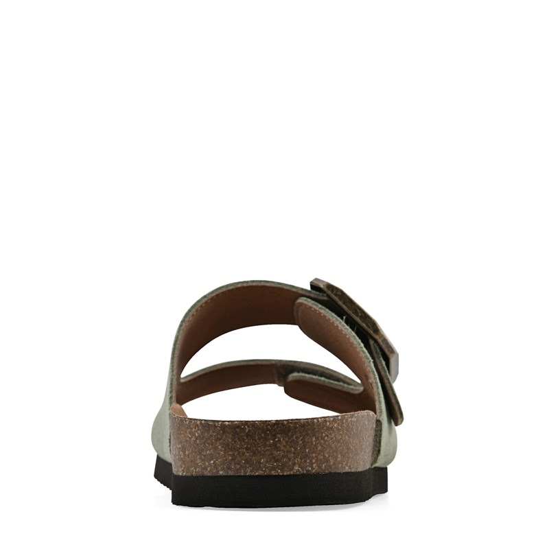Women's Hayloft Footbed Sandals (Sage Green Suede)