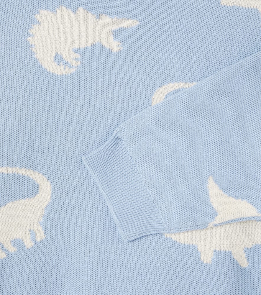 Konges Sløjd Lapis jacquard cotton sweater