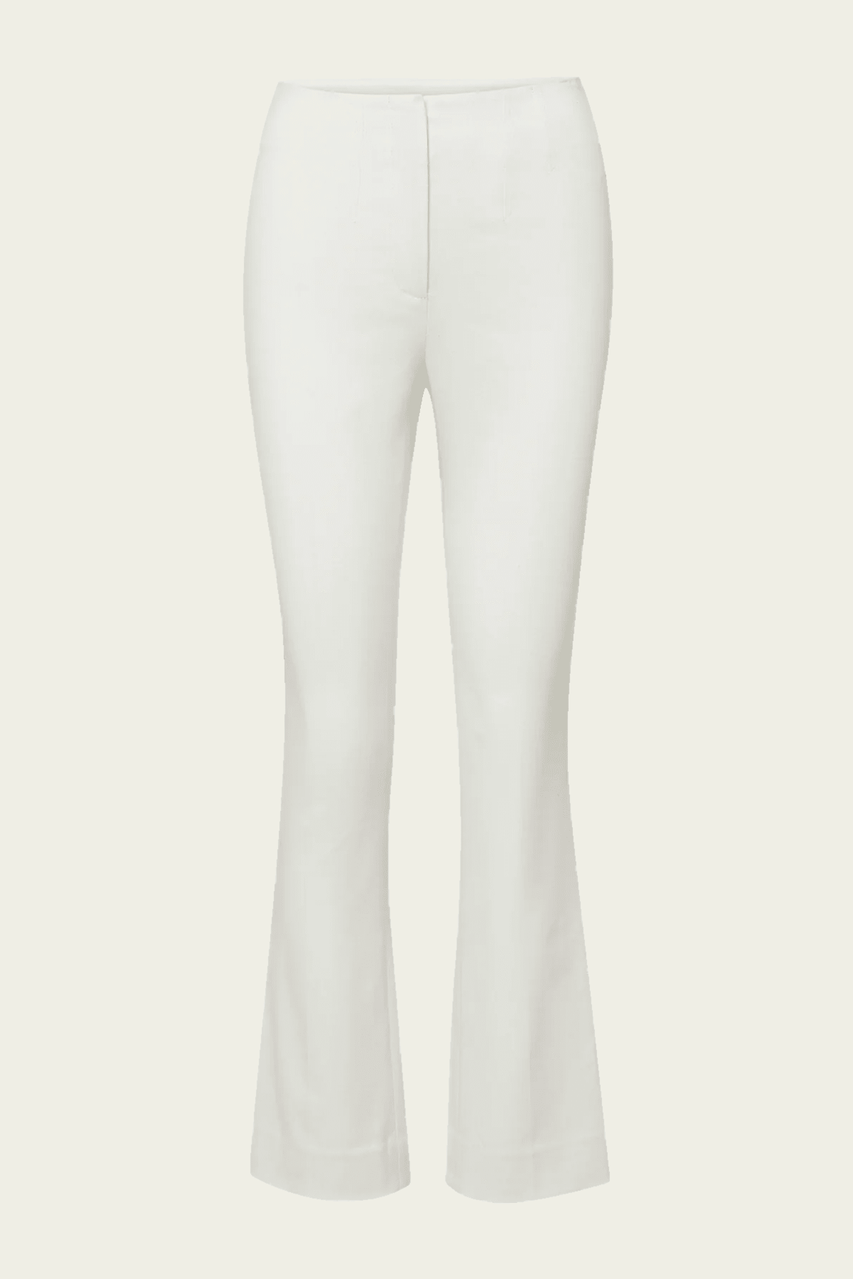 Althea Kick-Flare Pant in Dove White