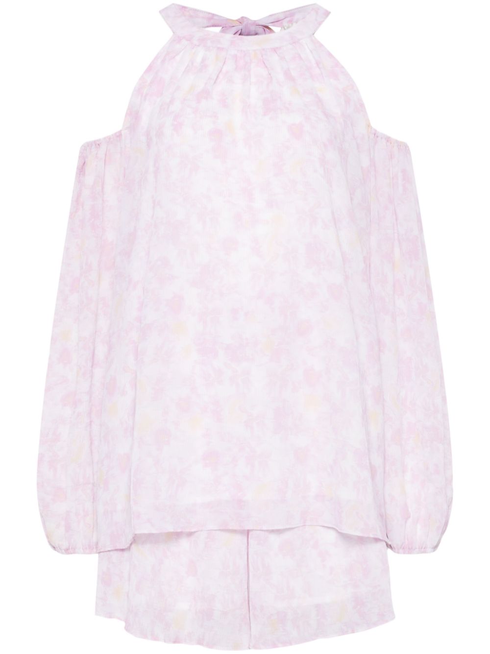 Floral-print shorts set - Pink