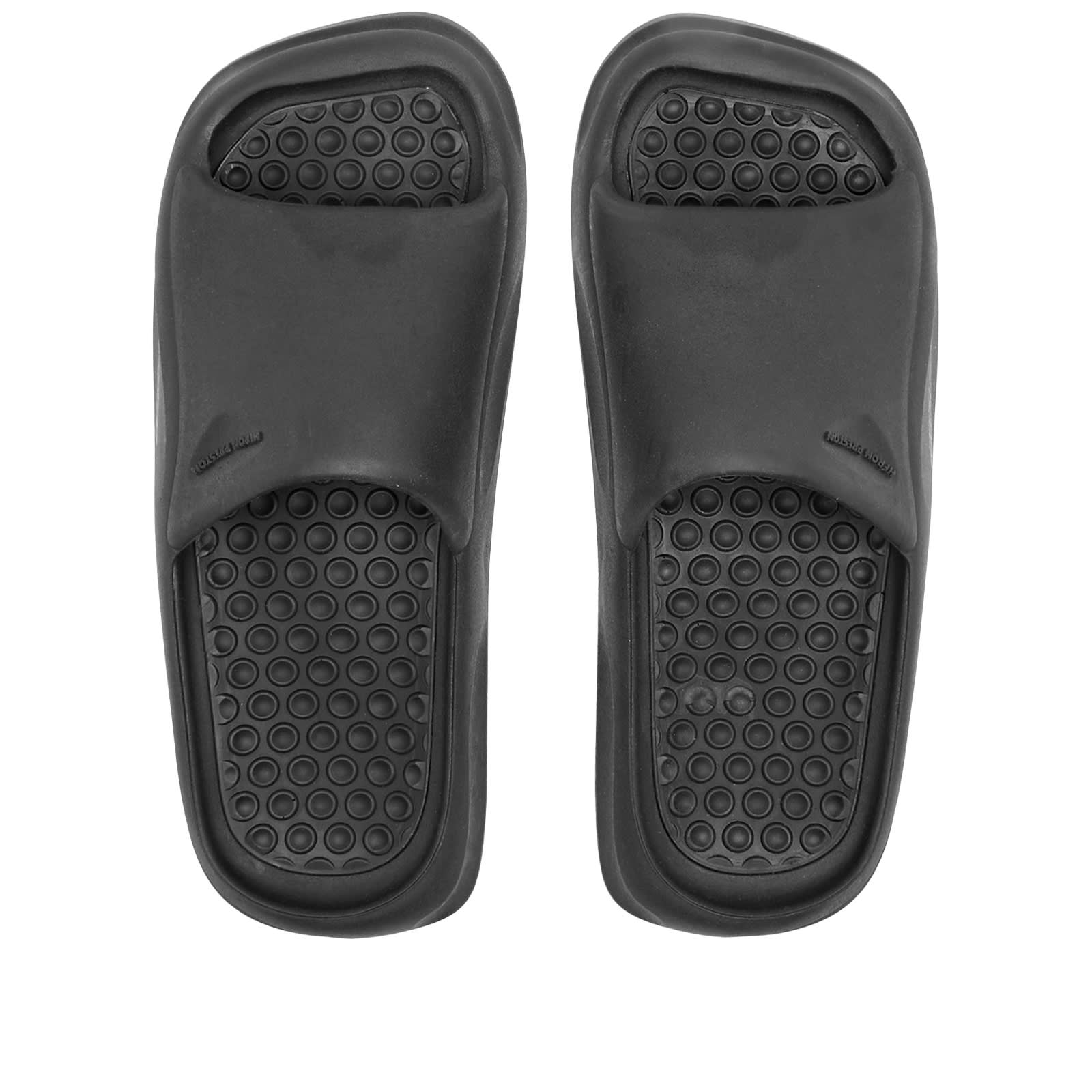 Women's Eco Moulded Slides in Black, Size UK 4 