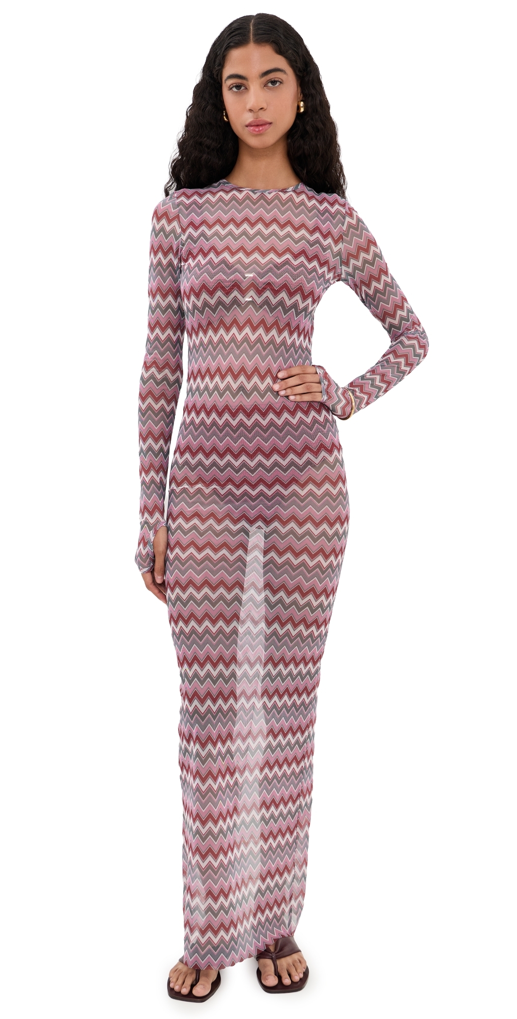 Renne Dress Bari Chevron