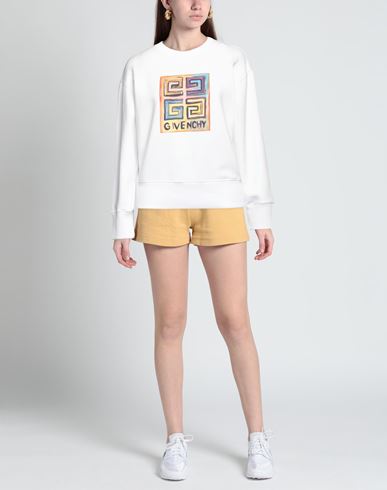 Woman Sweatshirt White Size S Cotton