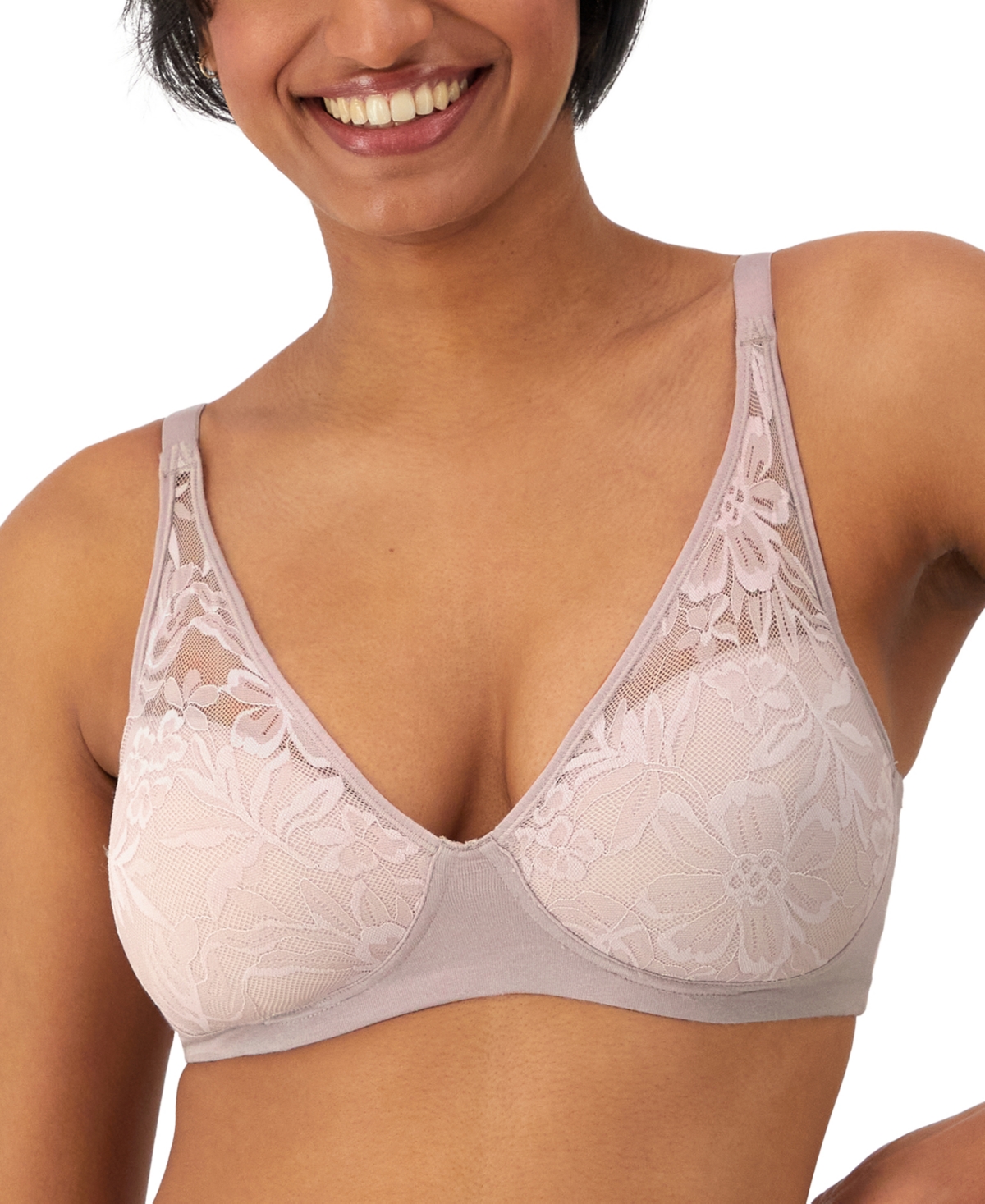 Women's Breathe Wireless T-Shirt Bra DF7594 - Gloss
