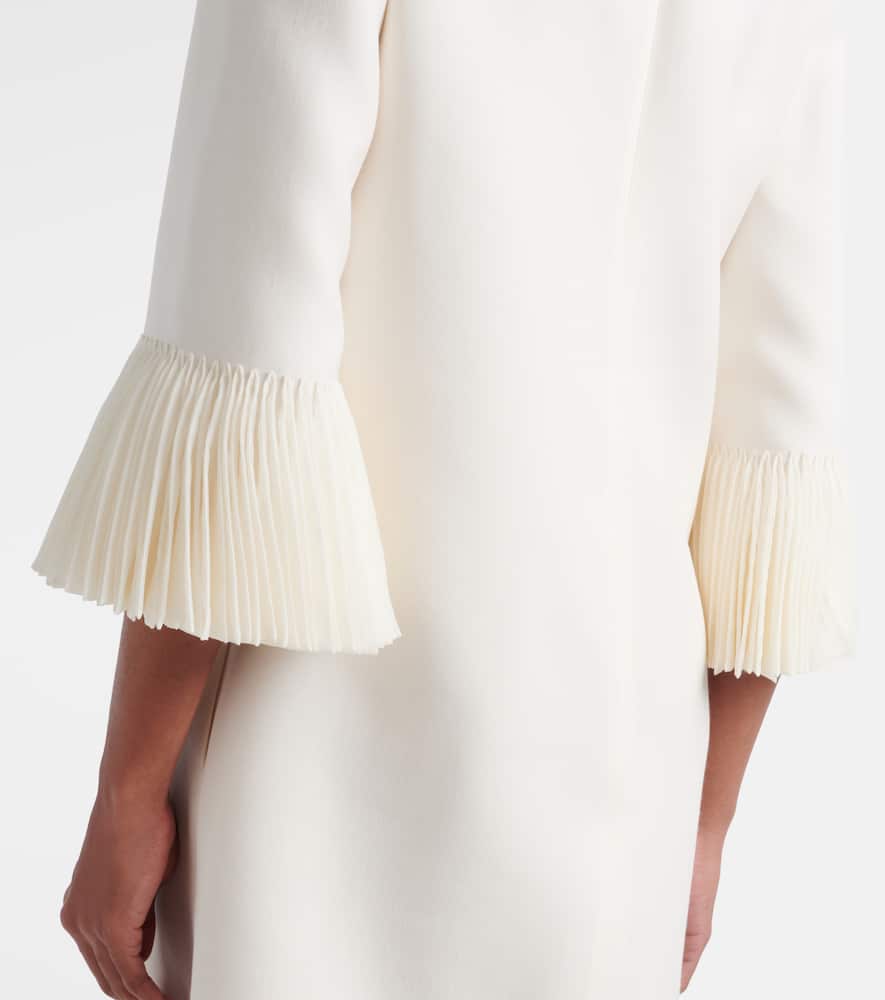 Wool and silk minidress