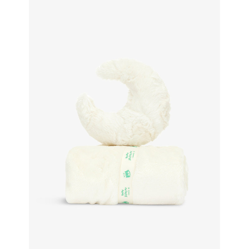 Cream Amuseable Moon Faux-fur Soother 34cm 1SIZE