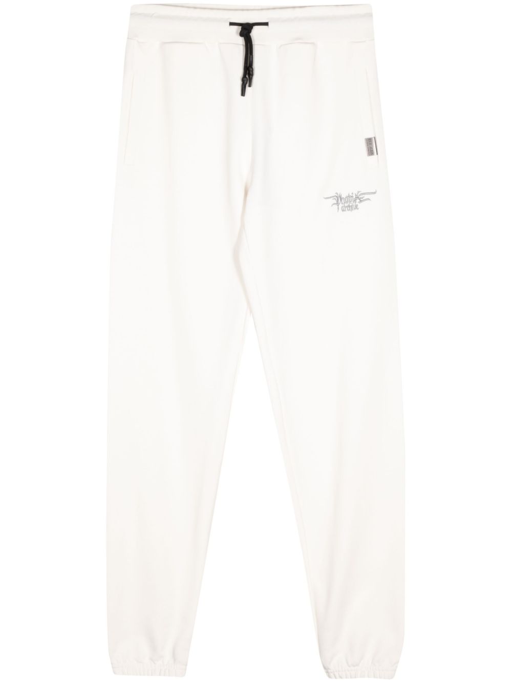 PHOBIA tapered-leg cotton track pants - White