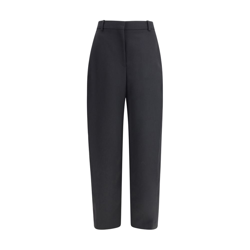 Wool Trousers — Black