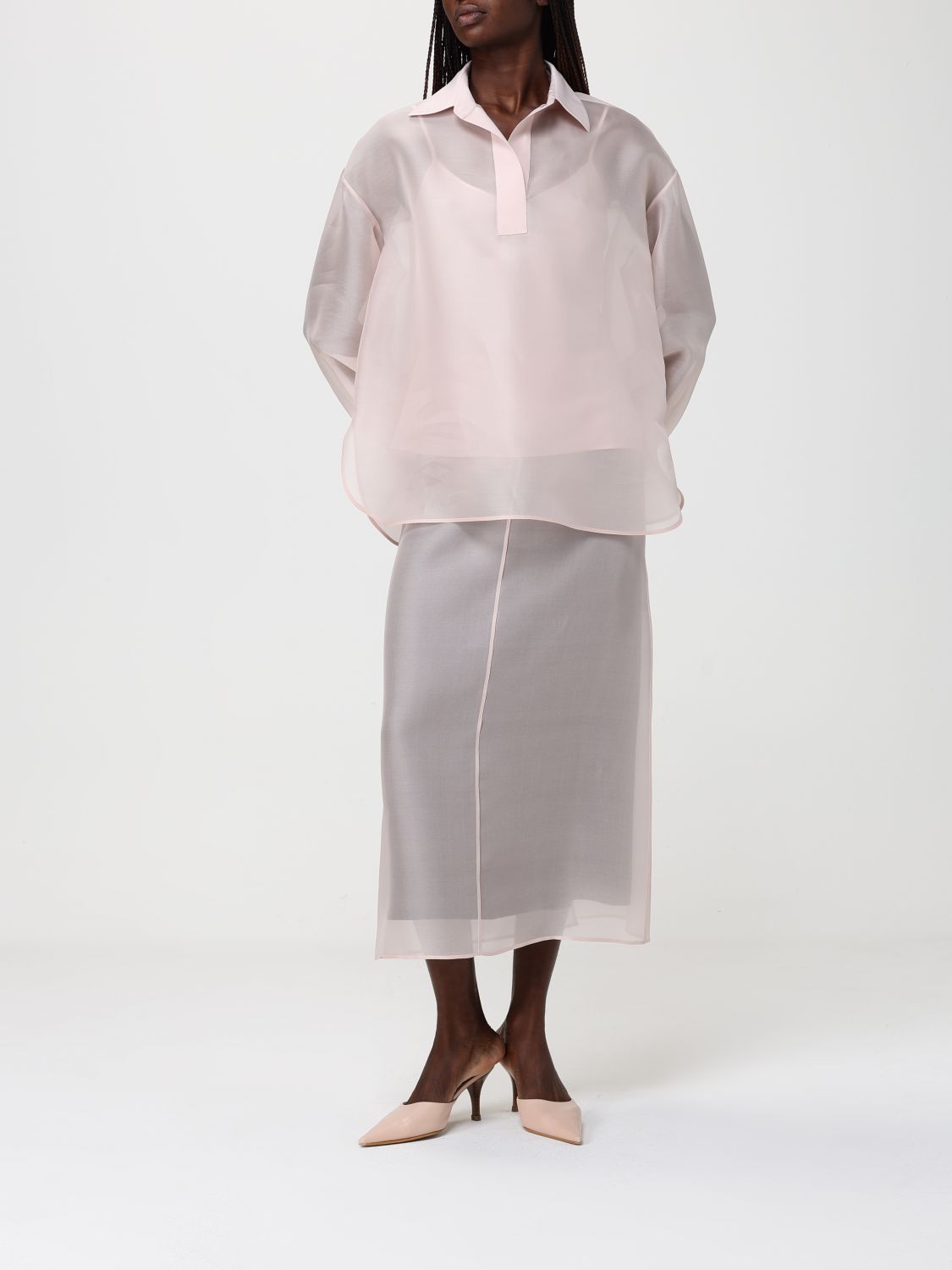 Skirt Woman color Pink