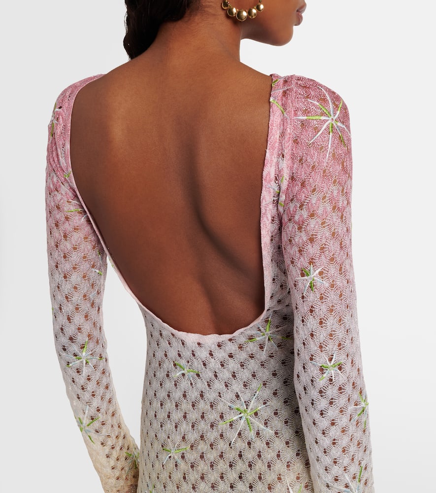 Lamé beach dress