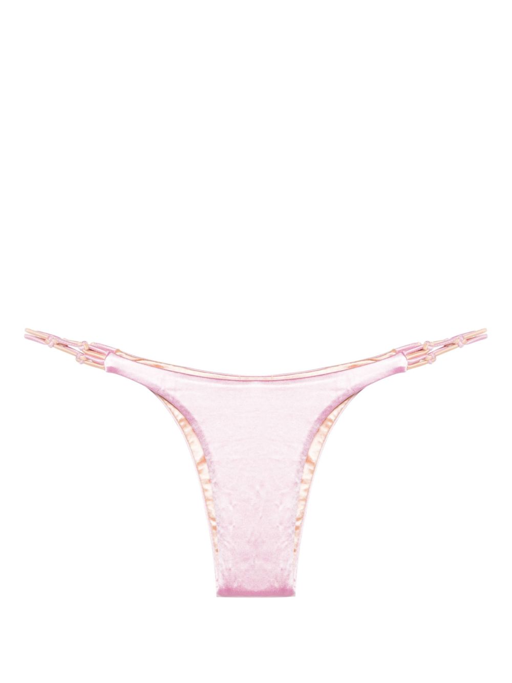 Grand satin bikini bottoms - Pink