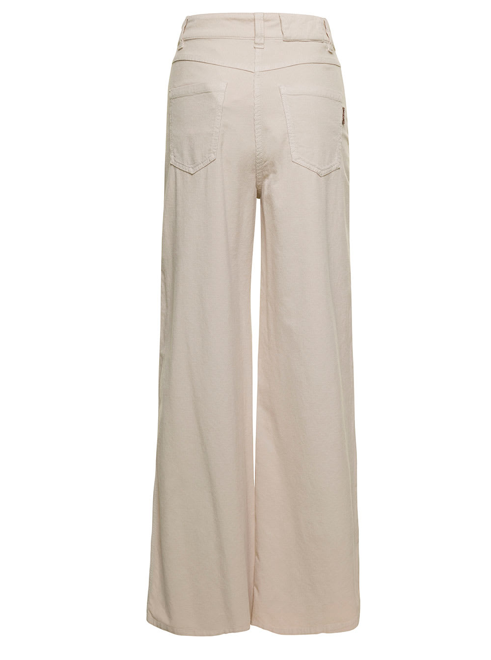 High-waist wide-leg jeans - Neutrals