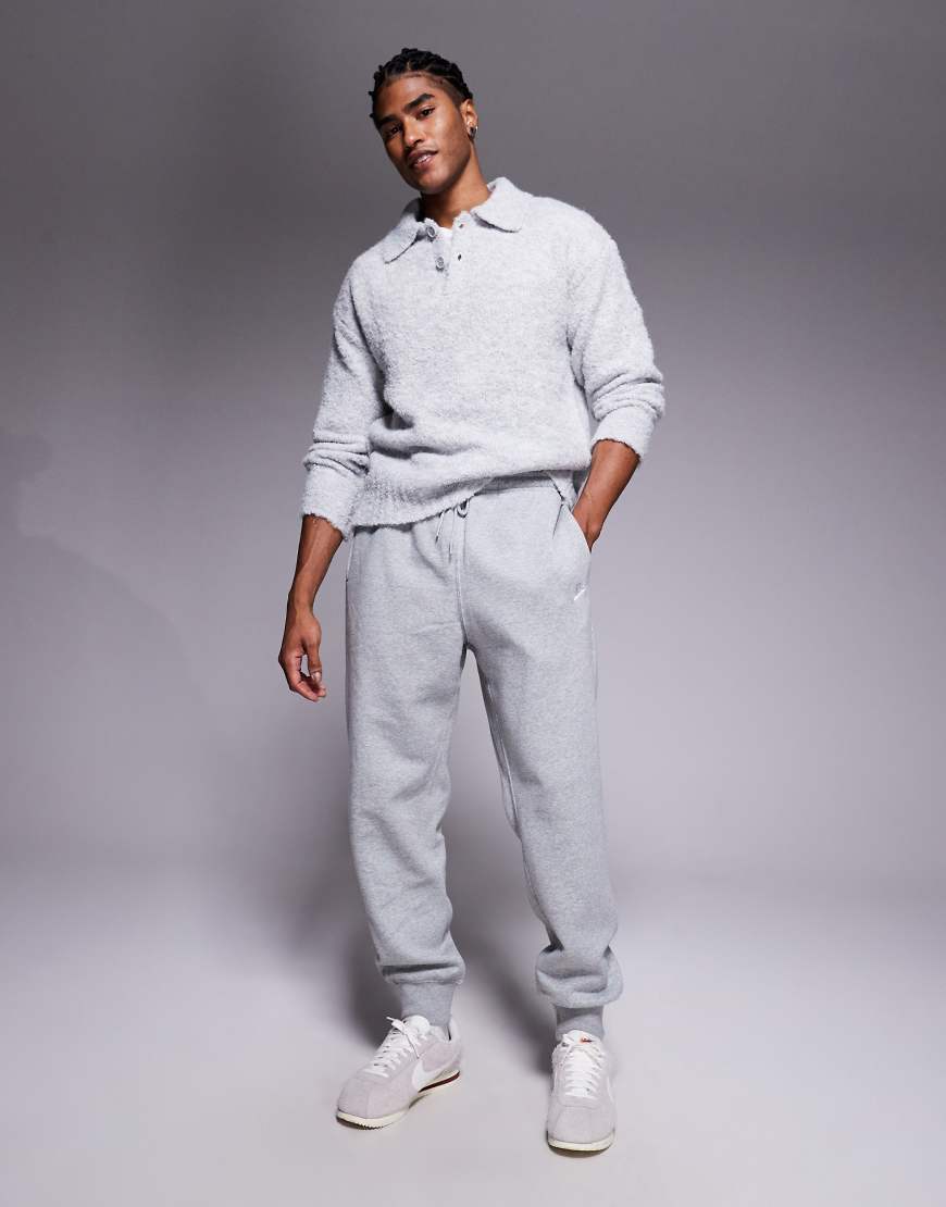 Club cuffed sweatpants in dark gray