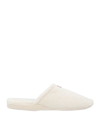 Man Mules & Clogs White Size 8 Textile fibers