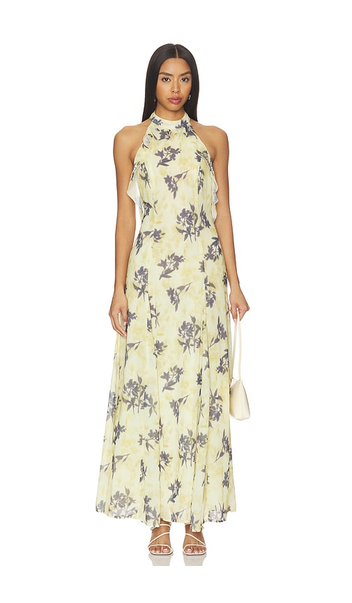 & Reckless Portia Open Back Maxi Dress in Multi. - XS also in S, M