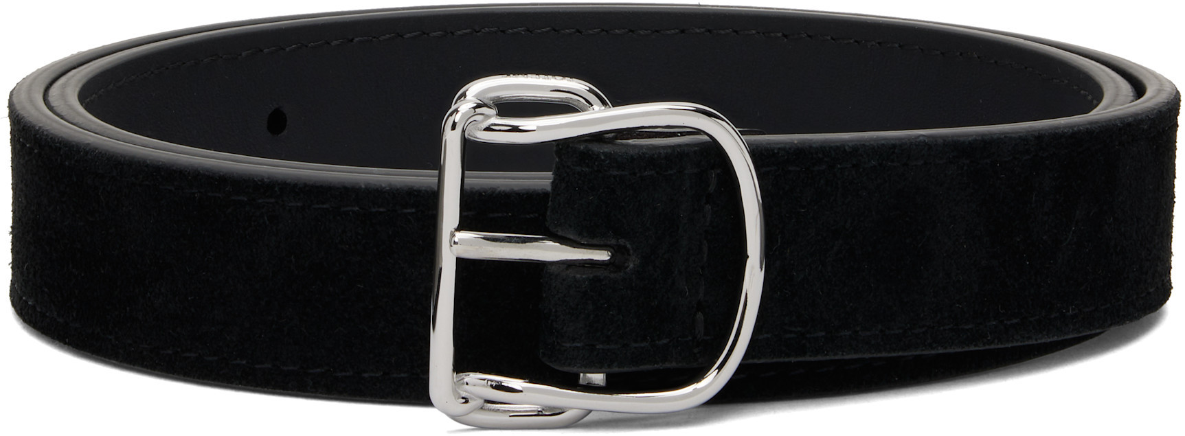 Suede belt