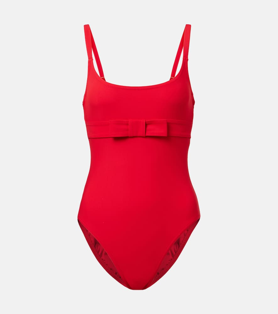 Bow-detail swimsuit