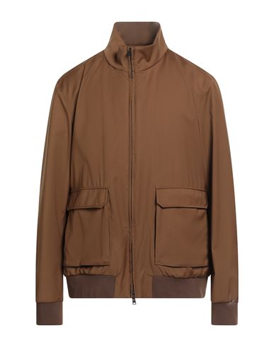 Man Jacket Brown Size 48 Virgin Wool