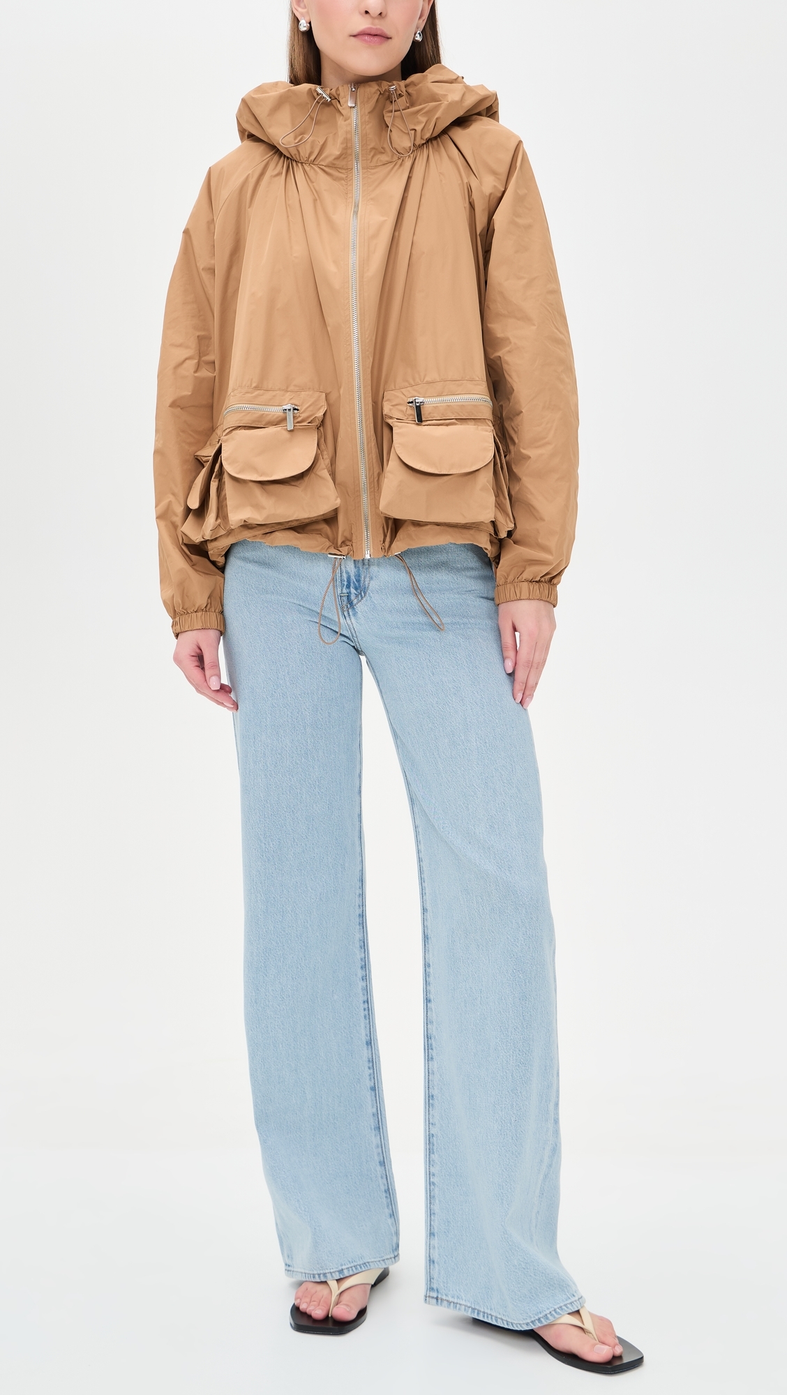 Ribcage Wide Leg Jeans Of Course Stone