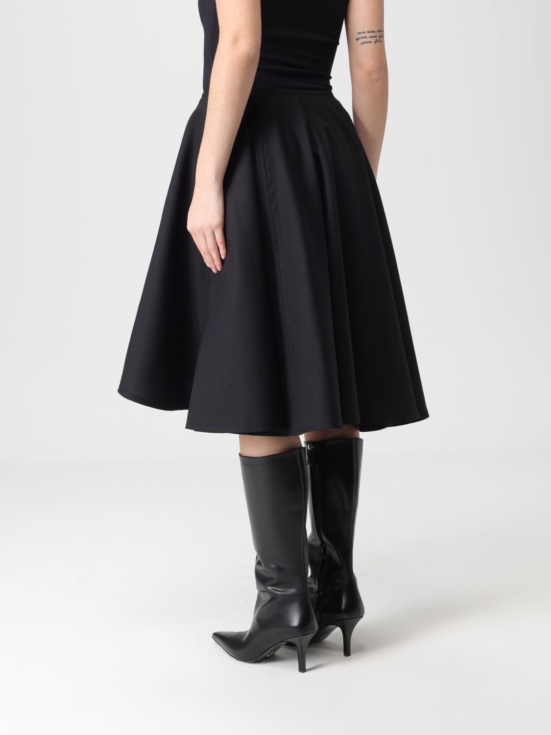 Skirt Woman color Black