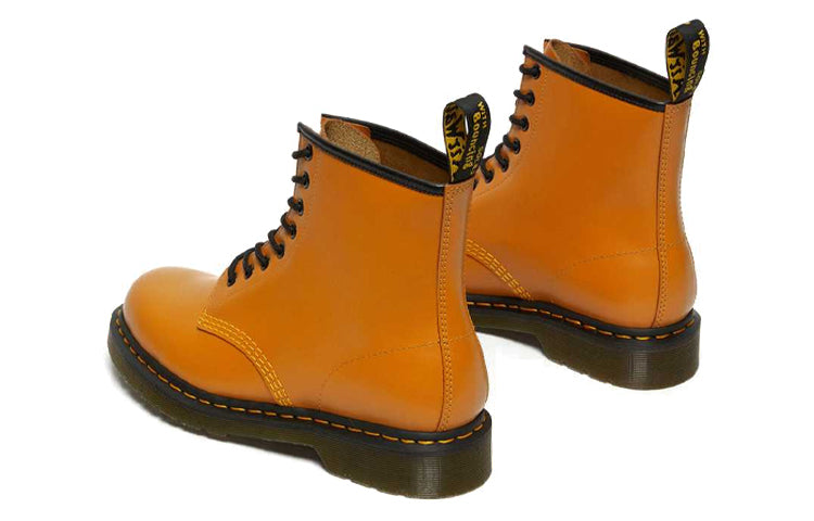 Dr.Martens 1460 Smooth Leather Lace Up Boots 'Orange'