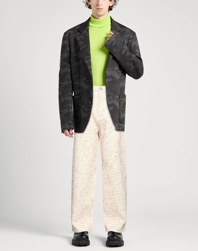 Drôle De Monsieur Man Pants Cream Size L Cotton, Polyester, Polyamide
