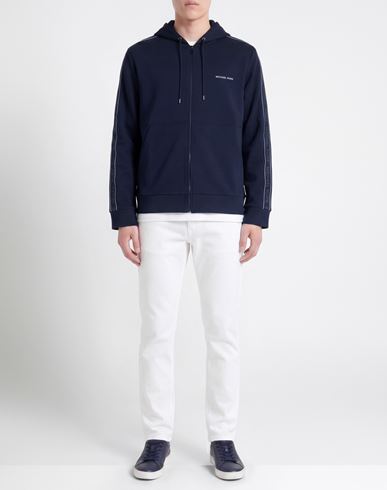 Man Sweatshirt Navy Size S Cotton, Organic cotton, Recycled polyester