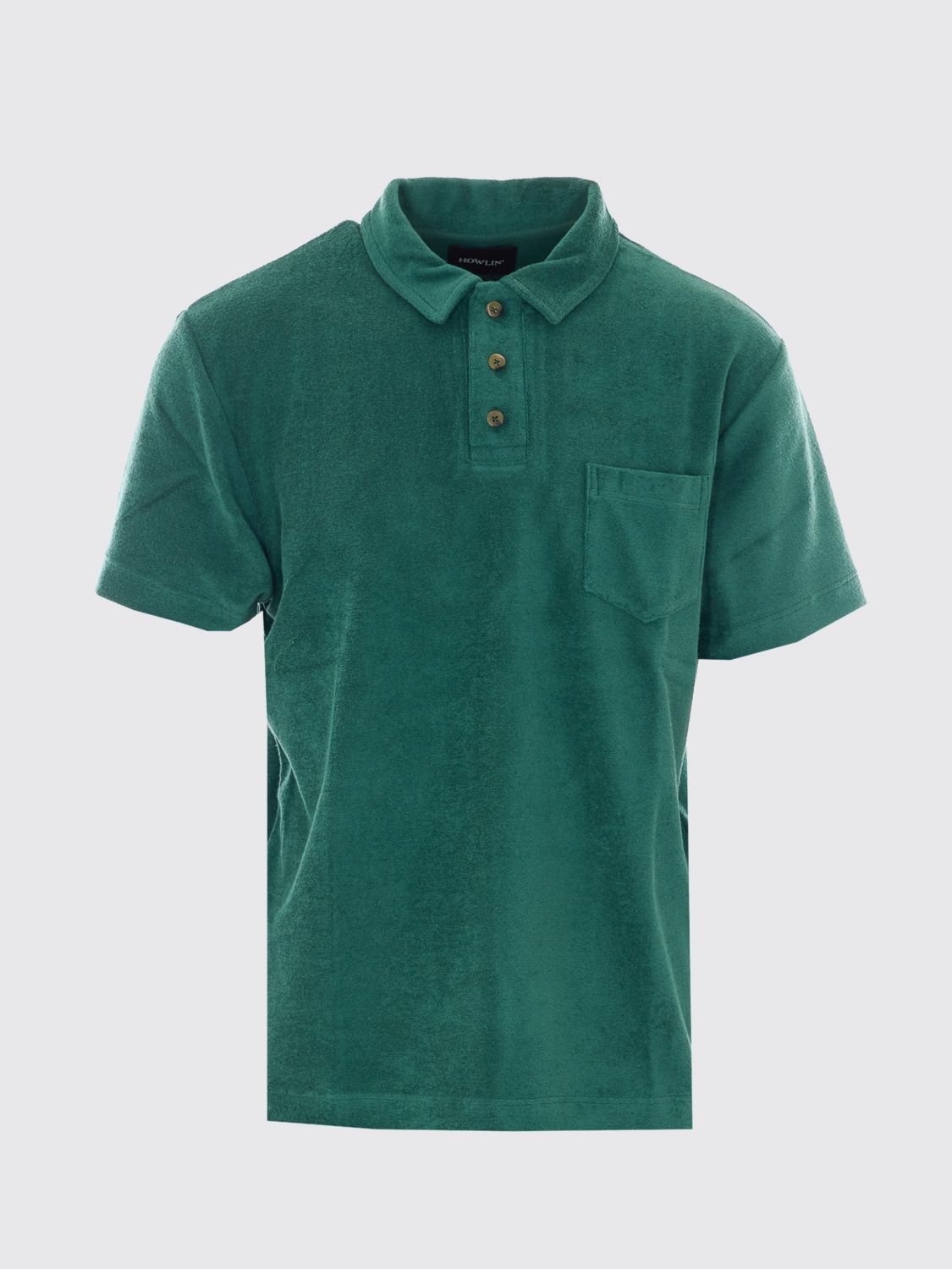 Polo Shirt Men color Green
