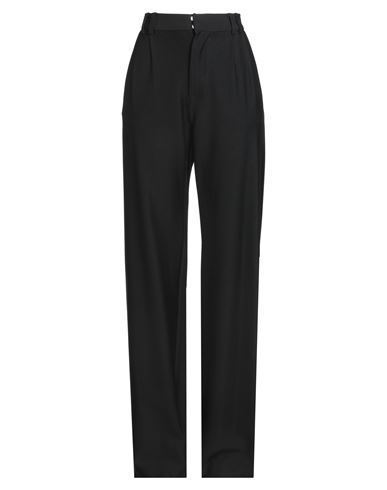 Woman Pants Black Size M Viscose, Polyamide, Elastane