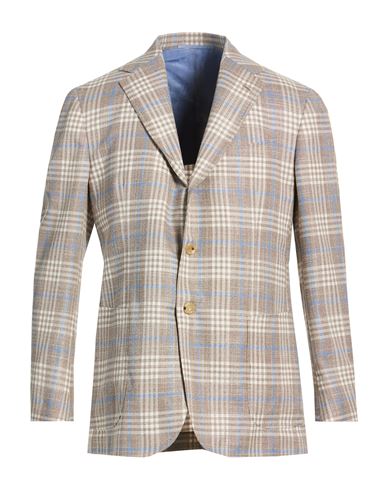 Man Blazer Blue Size 42 Virgin Wool, Silk