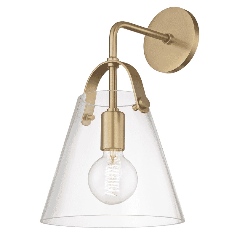 Mitzi Karin 15" Wall Sconce in Aged Bra