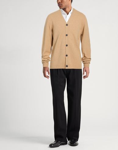 Man Cardigan Sand Size 40 Recycled wool, Wool, Recycled polyamide, Polyamide, Elastane