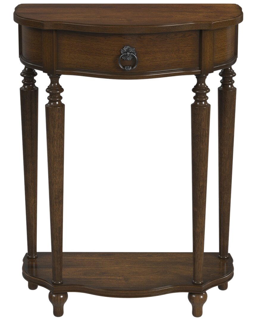 Specialty Company Ashby Demilune Console Table With Storage