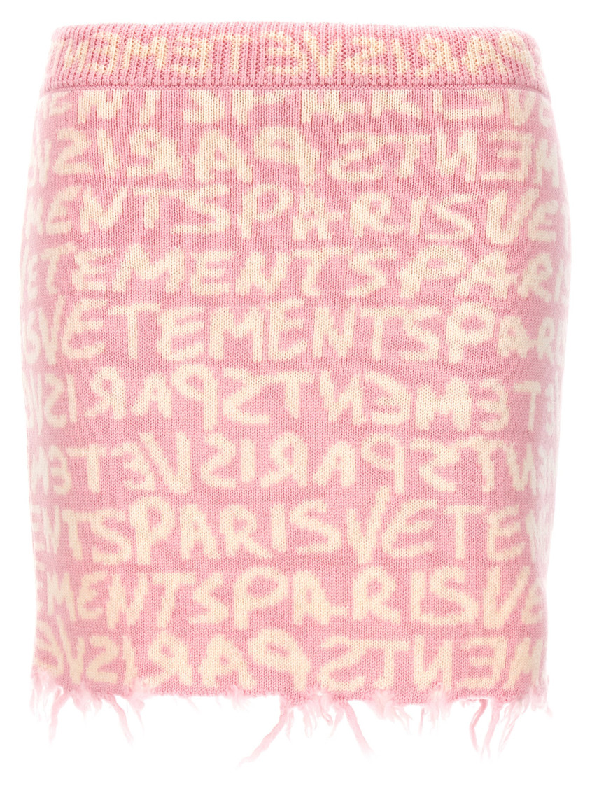 Graffiti Monogram Skirt