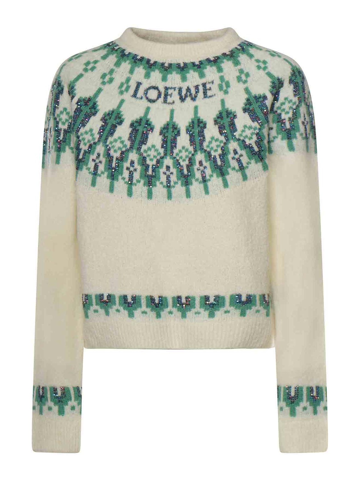 Wool Blend Crewneck Sweater