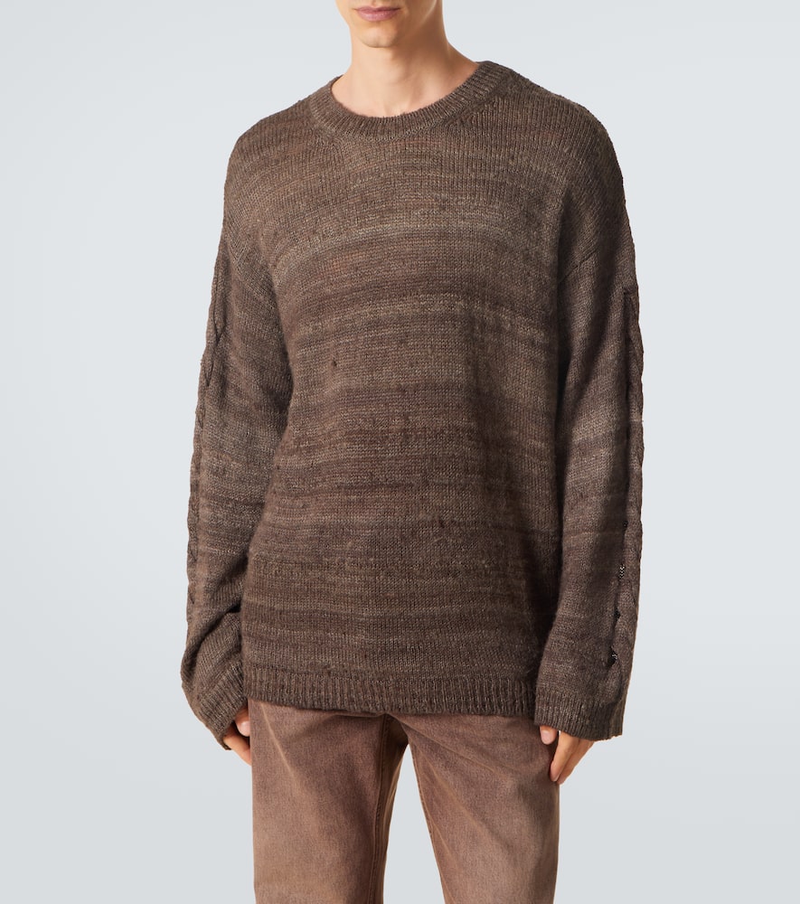 Popover silk sweater