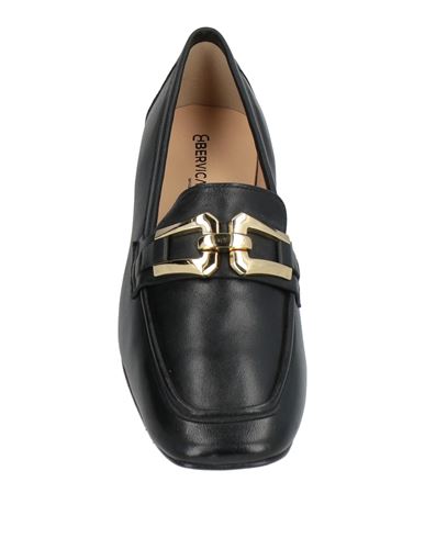 Woman Loafers Black Size 8 Leather