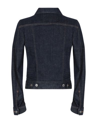 Woman Denim outerwear Blue Size 4 Cotton, Elastane