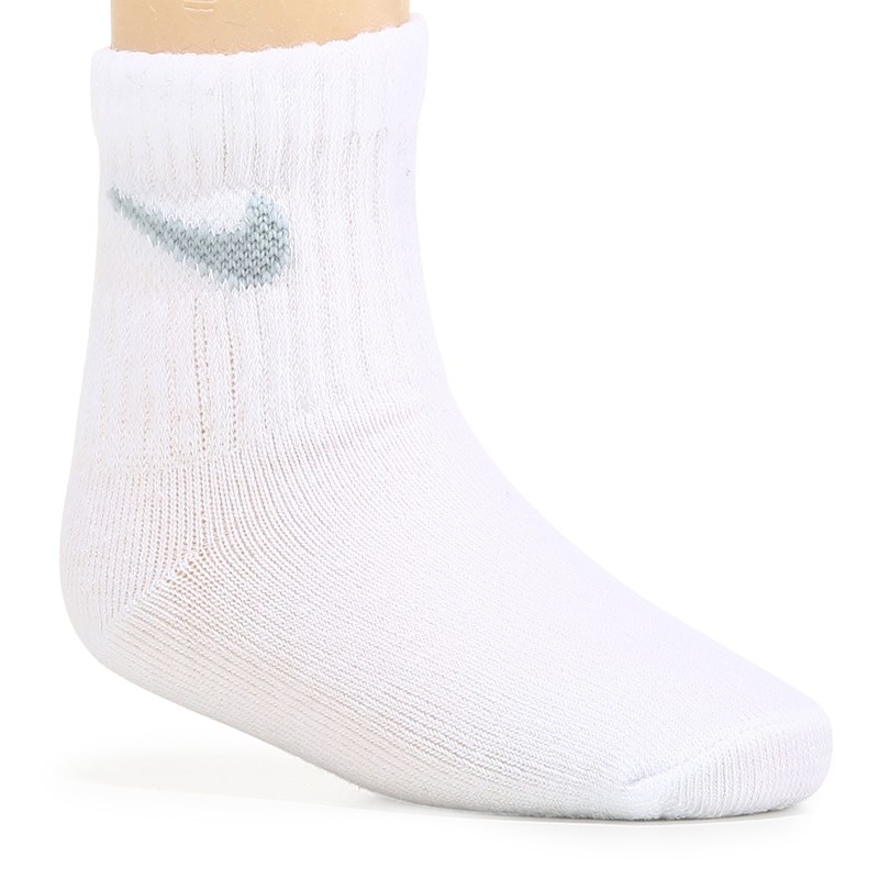 Kids' 6 Pack Toddler Ankle Socks (White/Black/Grey)