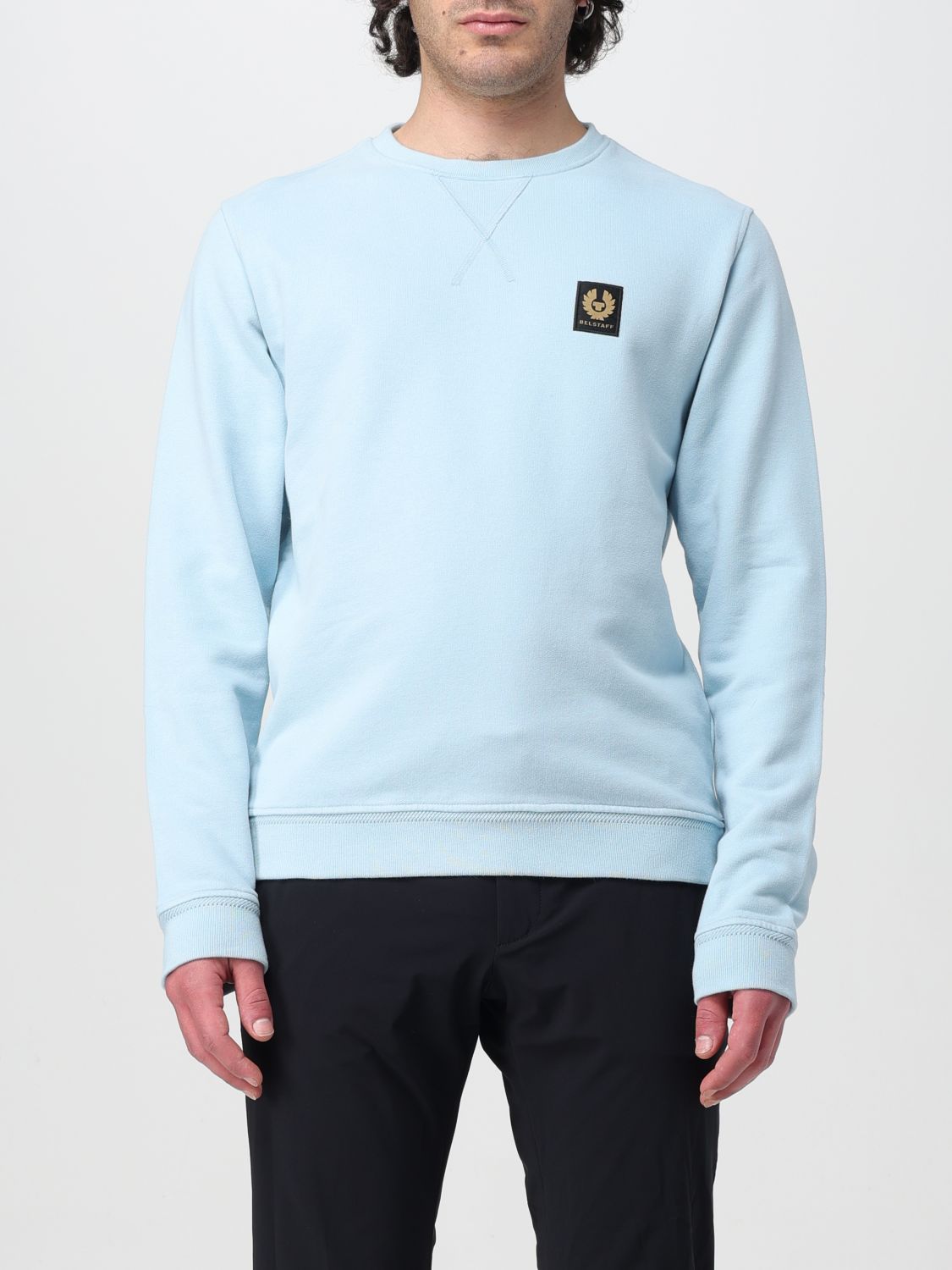 Sweatshirt Men color Blue