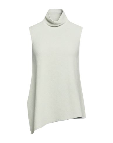 Woman Turtleneck Light green Size L Merino Wool