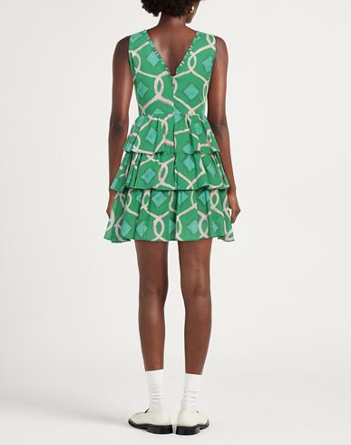 Actitude By Twinset Woman Mini dress Green Size M Cotton
