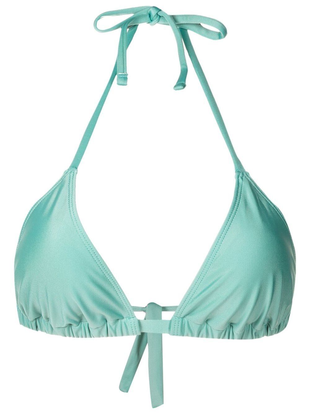 Lasmin ruched bikini top - Blue