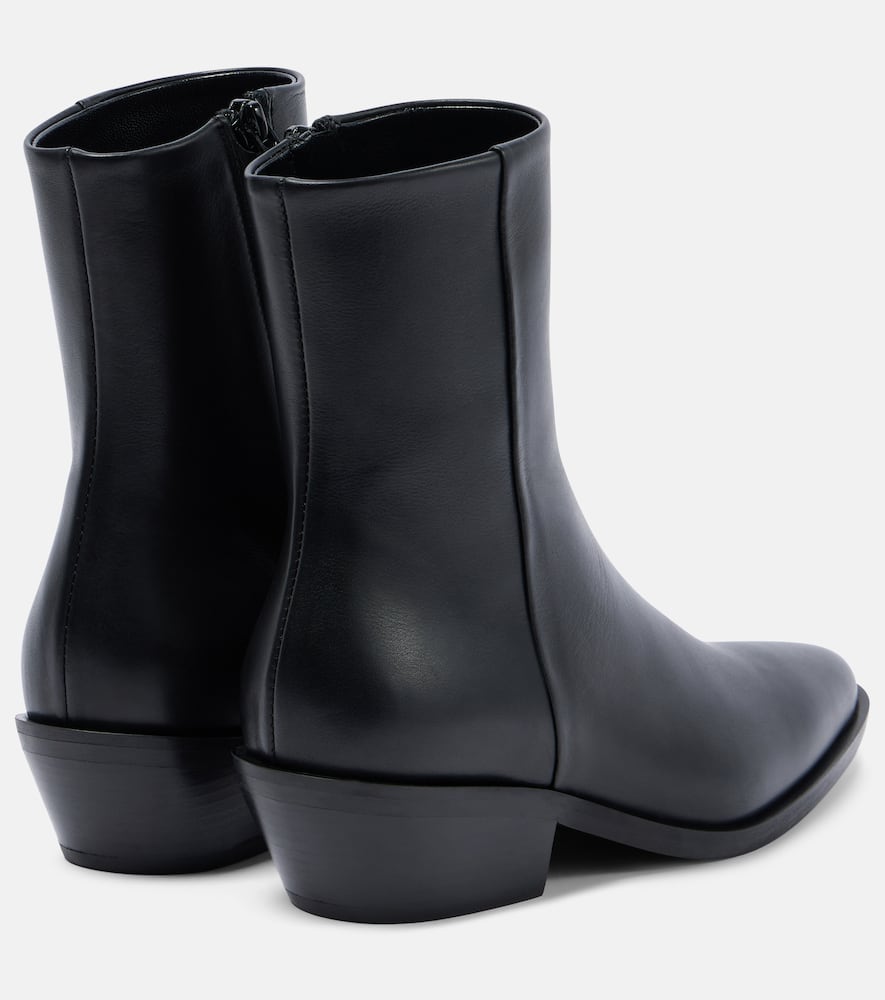 A. Emery Hudson leather ankle boots