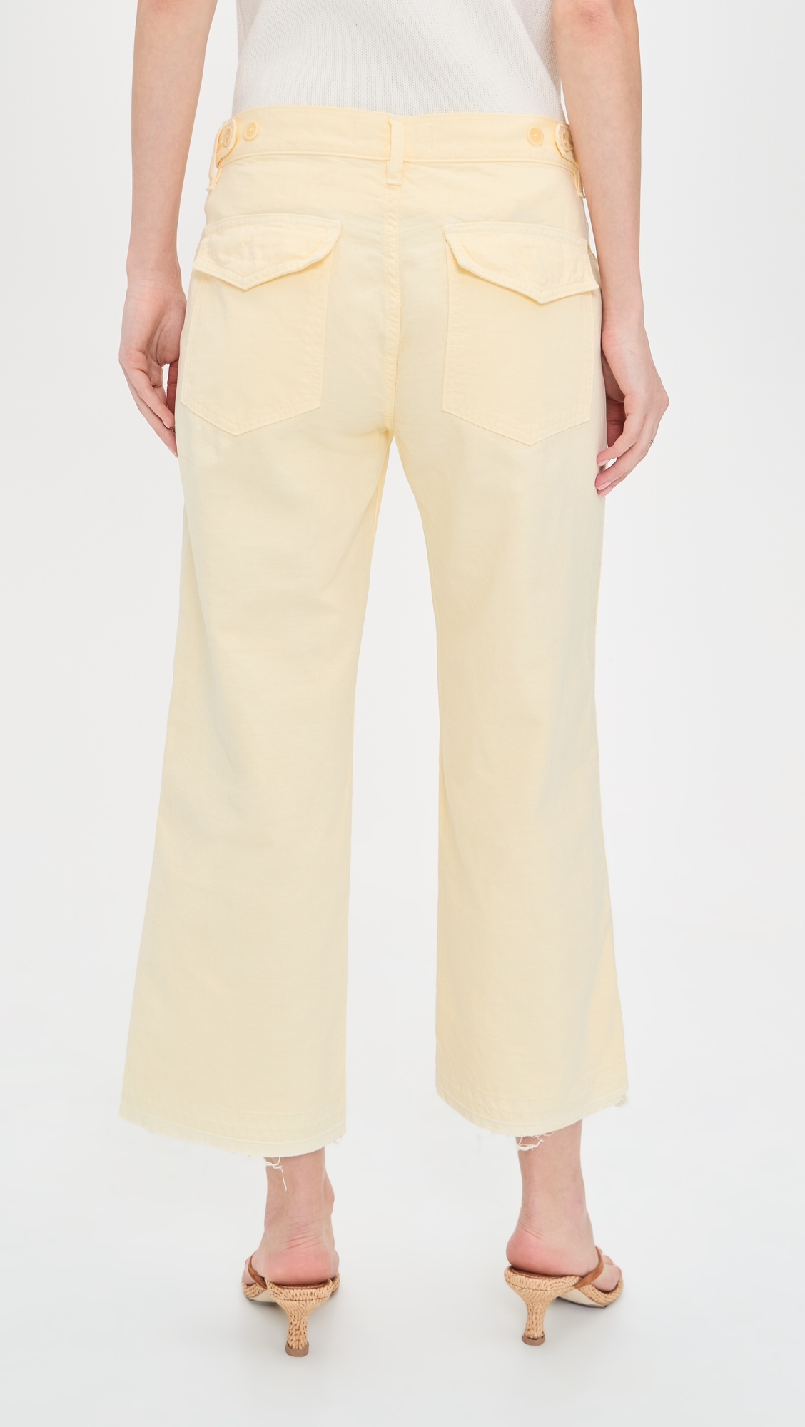 Easy Army Slouch Crop Pants Blondie