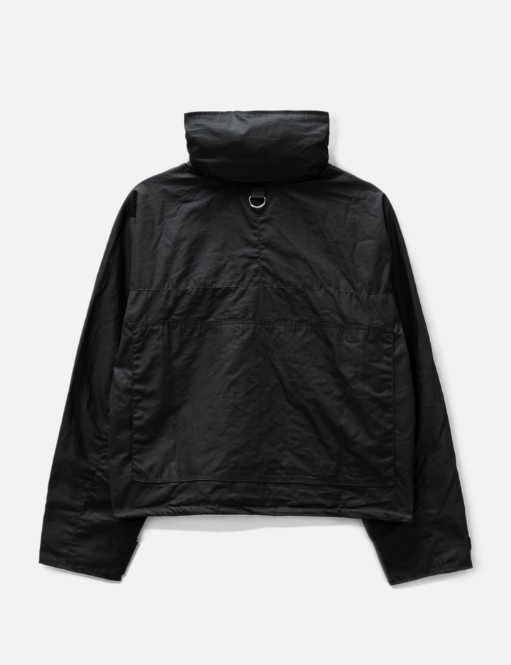 Waxed Cotton Cropped Parka