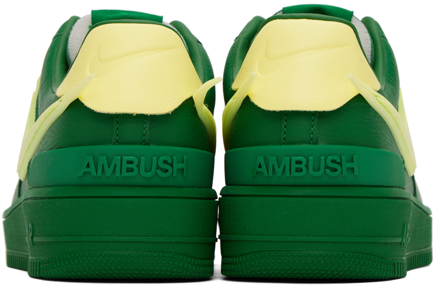 Green AMBUSH Edition Air Force 1 Sneakers